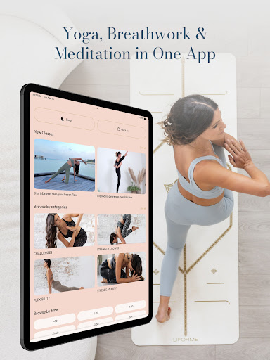 Screenshot of Yoga Happy with Hannah Barrett