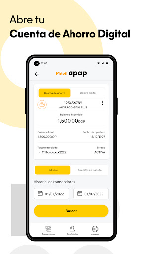 Móvil APAP Screen 2