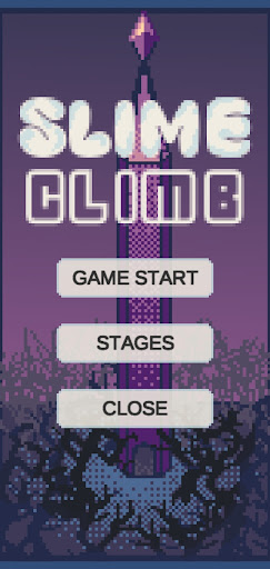 Android application SlimeClimb screenshort