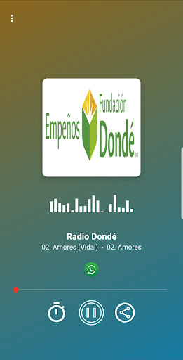 Android application Radio Dondé screenshort