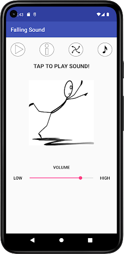 Android application Falling Sound screenshort