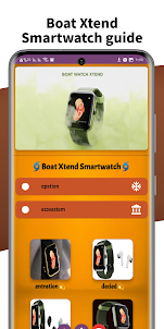 Boat Xtend Smartwatch guide