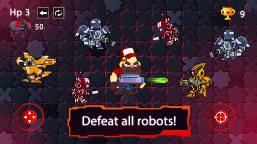 Android application Save People: Survivor vs Robot screenshort