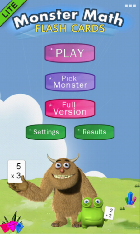 Monster Math Flash Cards Lite - 1.0.6 - (Android)