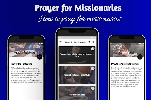Android application Prayer for Missionaries screenshort