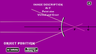 Concave and convex mirrors - Screenshot 2