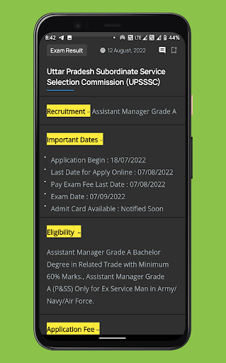 Sarkari Naukri - Job Alert App Screen 2