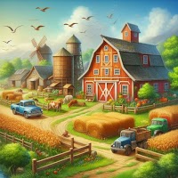 Country Farm Paint by Number