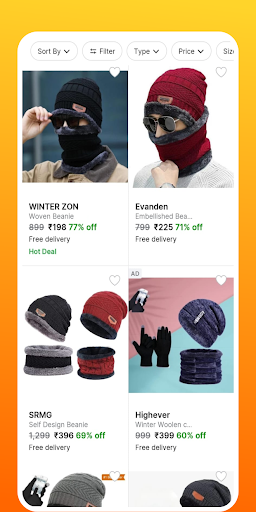 Android application All In One Online Shopping screenshort