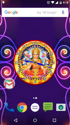 Laxmi Mata Clock Screen 3