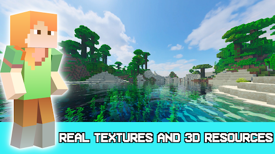 Textures for Minecraft PE 3D