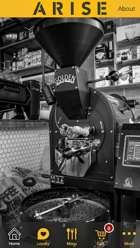 Android application Arise Coffee Roasters screenshort