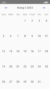 888B Calendar Basic