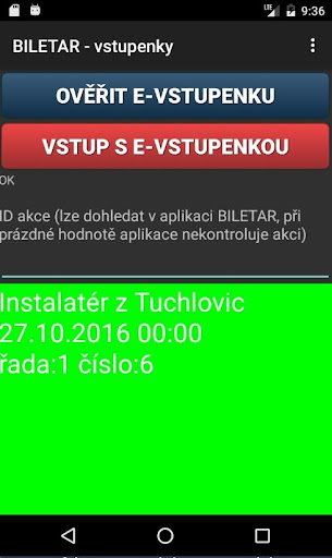 BILETAR – vstupenky Screen 3