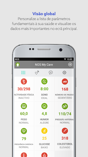 Android application NOS My Care screenshort
