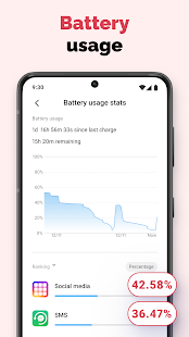 Battery Life Monitor and Alarm Captura de tela