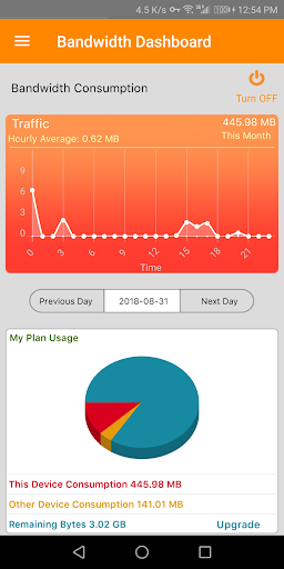 IZONE APP VPN Screen 3