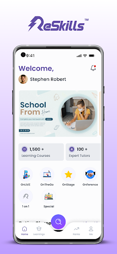 Android application ReSkills screenshort