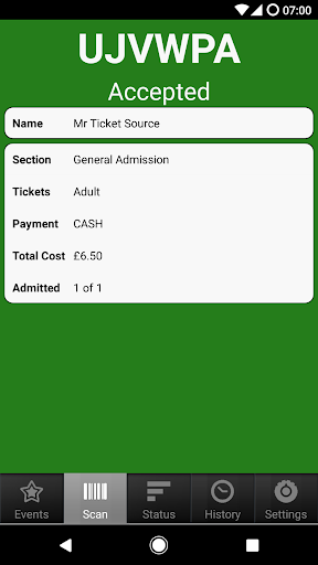TicketSource Express Screen 3