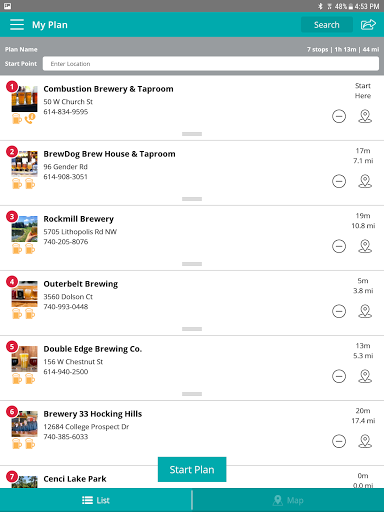 Screenshot of Visit Fairfield County Ohio
