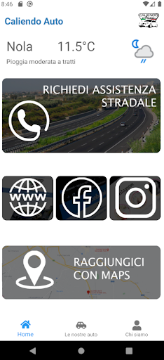 Android application Caliendo Auto screenshort