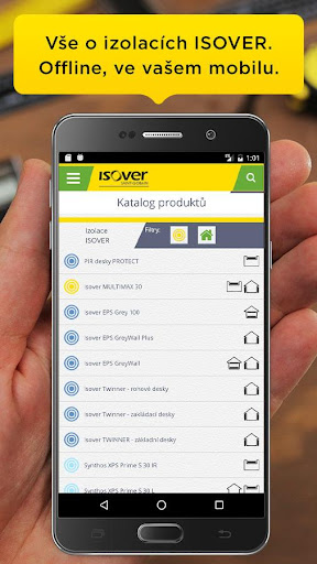 Isover SmartAPP Screen 2