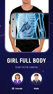 Girl Full Body Scanner Camera