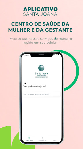 Android application Santa Joana Exames e Consultas screenshort