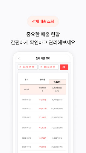 문구는못말려 - 사장님센터, 매출관리, 발주관리 Screen 3