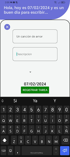 Keys Notas Screen 2