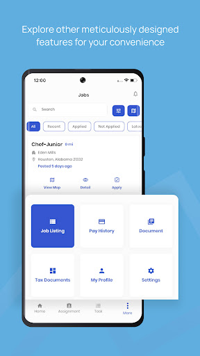 Screenshot of StaffNow