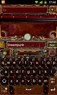 Steampunk GO Keyboard Theme For PC installation