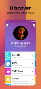 Sinister Squidward Video Call