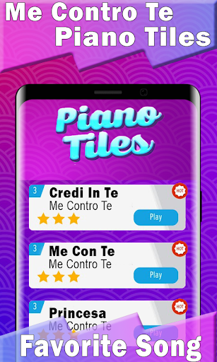 Me Contro Te Pian Tiles - Game