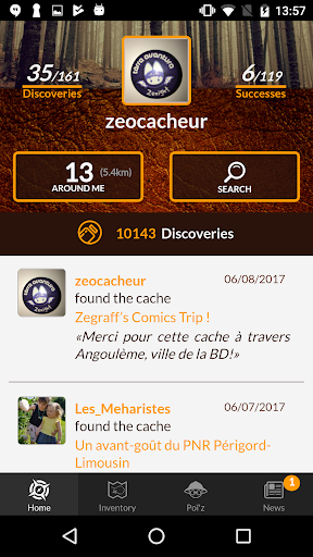 Android application Tèrra Aventura screenshort