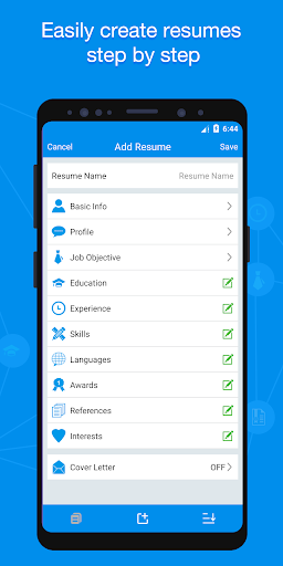 Quick Resume Screen 3