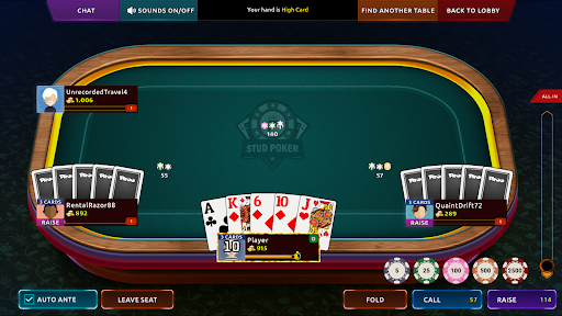 Stud Poker Online screenshot 4