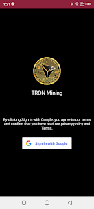 TRON Mining  App For Android & Huawei Smartphones 1