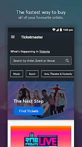 Ticketmaster AU Event Tickets  screenshots 1