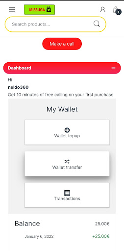 MiShop Screen 2