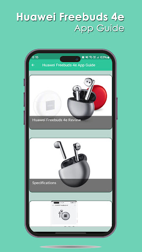 Huawei Freebuds 4e App Guide