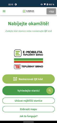 Android application E-mobilita TB screenshort