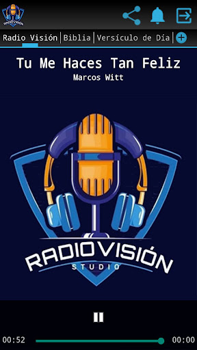 Android application Radio Visión screenshort