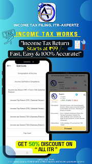 Income Tax Filing, ITR-Axpertz
