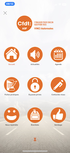 Android application CFDT ASF screenshort