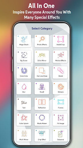 Android application Photo Frame Photo Editing tool screenshort