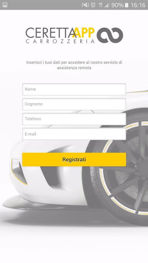 Android application Carrozzeria Ceretta screenshort