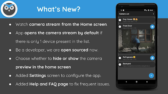 motionEye app - Home Surveillance System Varies with device screenshots 1