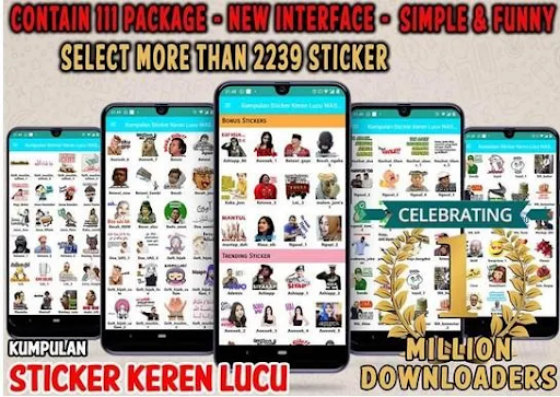 Kumpulan Sticker Lucu Keren for WAStickerApps 2021