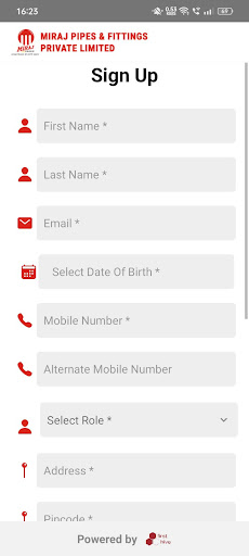 Android application Miraj Royalty screenshort